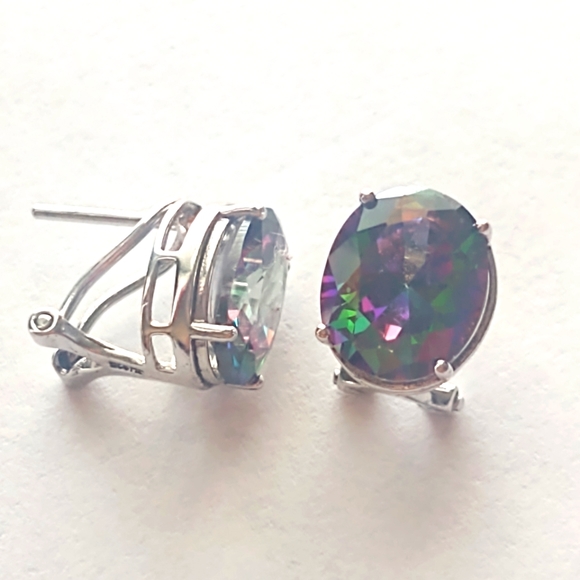 Aurora Borealis Earrings and Pendant - Picture 3 of 8